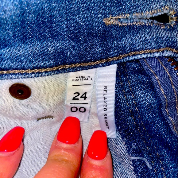 LOFT Relaxed Skinny Jeans with Cuffed Ankle - Picture 5 of 5